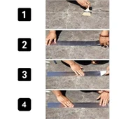 2 Mt Yüksek Sıcaklık Dayanan Su Geçirmez Çatı  Duvar Çatlak Onarıcı Yapışkan Bant Folyo 5 Cm thumbnail 6