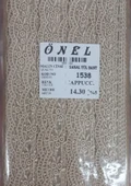 Dantel Polyester Sanal Tül Bant Cappucino 14,30 Metre En 6 cm ON-1538-C - 1