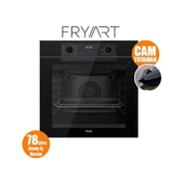 Ferre Fryart QEP63CS Siyah Ankastre Fırın thumbnail 2