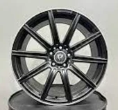 5*112*19*8.5 ET45 CH66.56 BK5352 BLACK LIP POLISHED - 1