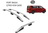 TOURNEO CUSTOM DELUXE KISA ŞASE 2025 2026 2027 PORTBAGAJ TAVAN ÇITASI GRİ thumbnail 1