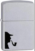 Zippo Sherlock Holmes Pipeman Dizayn Pipo Çakmağı thumbnail 1