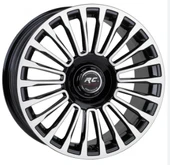 5*112*19*8.5 ET38 CH66.6 TRUVA 225 BLACK FOIL - 1