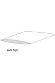 Biye Kalın Çizgili Katlı F09 Turkuaz 2 cm 25 Metre %65 Koton %35 Polyester - 2