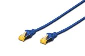 Digitus CAT 6A S-FTP Patch Kablosu, LSZH, Cu, AWG 26/7, 3 metre, mavi renk - 1