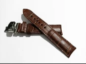 Fado &Hertür Saate &Uygun  Kelebek  Toka  18 MM   kahve  kordon   (270) gumuş toka thumbnail 1