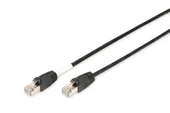 Digitus CAT 6 S-FTP Dış Mekan Patch Kablosu, Cu, PE AWG 27/7, Siyah Renk, 2 metre
Digitus CAT 6 S-FTP outdoor patch cord, Cu, PE AWG 27/7, length 2 m, black sheath color - 1