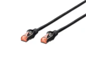 Beek CAT 6 SFTP/PIMF (Pairs In Metal Foil) Patch Kablosu, 5 metre, LSZH, AWG 26, Siyah Renk - 1