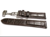 Fado &Hertür Saate &Uygun  Kelebek  Toka  18 MM  koyu kahve kordon   (269) gumuş toka thumbnail 1