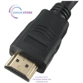 Pc Için 1.8m Mavi Hdtv HDMI - VGA HD15 Erkek Adaptör Kablosu Dönüştürücü - 2