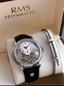 RMS Romanson Otomatik İç Fonksiyonları Aktif Akar Saniye Kapalı Klips Erkek Kol Saati ERMS.1551.08 thumbnail 1