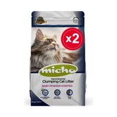 Kalın Taneli Topaklanan Pudra Kokulu Kedi Kumu 2 Adet x 8.5 Lt - 1