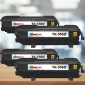 Kyocera TK-3160 Muadil Toner 4'lü Paket / P3045dn / P3050dn / P3055dn / P3060dn - 1