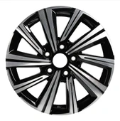 EMR-S1005-08 7.0x16" -5x108 ET35 67.1 Deep Black Diamond Gloss Jant (4 Adet) thumbnail 2