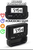 Pomodoro Öğrenci Saati Kronometreli Alarmlı Takvimli Dijital Ders Çalışma Saati Masa Oto Saati - 1