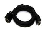 Beek VGA Monitör Kablosu, DSUB 15 erkek <-> DSUB 15 erkek, 10 metre, 3Coax/7C, AWG28, 2x ferrite filtreli, siyah renk<br>
Beek VGA 10 mt cable M/M with Filter - 1