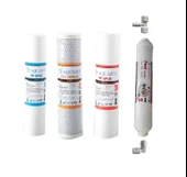 ( MEMBRANSIZ ) AQUA FLY Su Arıtma Filtresi 4lü Takım Arıtıcı Filtresi 10" AÇIK KASA UYUMLU thumbnail 1