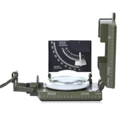 Prizmatik Suya Dayanıklı Işıltılı Pusula Ile Kılıfı Askeri Ordu Kamp Yürüyüş Seyahat Için Jeoloji Pusula thumbnail 2