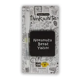 NotYaz Think White Beyaz Jel Kalemli Yapışkanlı Not Kağıdı Siyah (TW-7264) thumbnail 2