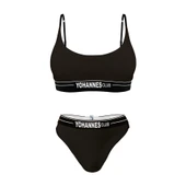 Yohannes Club, Kadın Pamuklu İç Çamaşırı Takımı ( Bralet- Lastik Kemerli Bikini), Renk Seçenekli thumbnail 12