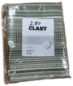 Clasy Ranforce %100 Pamuk 2 Adet Yastık Kılıfı Çizgili Desen Yeşil - 6