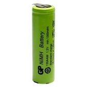 GP 1300mA 1.2V Düz Kafa Puntalı Aa Kalem Pil 130AAM - 1