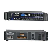 Dexun D-500 USB-SD-BT 350-700 W 6 Bölge 3 Aux 2 Mikrofon Giriş Trafolu Mixer Anfi - 1