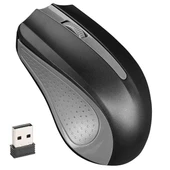 Everest SM-537 USB Siyah-Gri 2.4Ghz 1600DPI Kablosuz Optik Mouse 5 Metre Menzilli thumbnail 1