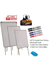 Ayaklı Yazı Tahtası 40*55 Teleskopik Ayaklı Beyaz - 2