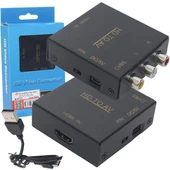 Powermaster PM-33523 Metal Kasa HDMI To Rca Av Çevirici Adaptör - 1