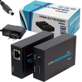 Powermaster HDMI To Cat5-Cat6 Extender 60 Metre Uzatıcı  PM-18232 thumbnail 3