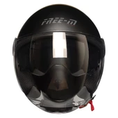 Free-M 612 Moon Açik Güneş Vizörlü Motosiklet Kaskı thumbnail 2