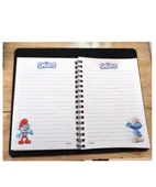 Gıpta Şirinler Karton Kapak Spiralli Not Defteri A6 80 Çizgili 1 Adet (7800) thumbnail 2