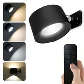 Ledx AL-SK-BD80A Çift Yönlü Kumandalı Duvar Aplik Çalışma Lambası 3000K-4000K-6500K thumbnail 1