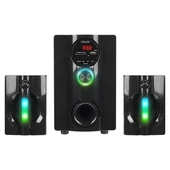 Mikado MD-95BT 20W Siyah Multimedya FM/BT/SD/USB Speaker Hoparlör 2+1 Ses Sistemi thumbnail 2