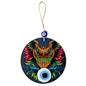 Efsane Baykuş 15 Santimetre Füzyon Cam Duvar Süsü thumbnail 2