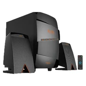 Mikado MD-671BT 2+1 40W RMS Siyah Usb+SD+Fm Destekli Multimedia Bluetooth Speaker Ev Sinema Sistemi thumbnail 1