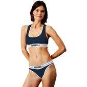 Yohannes Club, Kadın Pamuklu İç Çamaşırı Takımı (Büstiyer- Kemerli Tanga Külot), Renk Seçenekli thumbnail 1