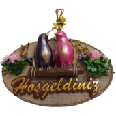 Kuş Tasarımlı Hoşgeldiniz Kapı Süsü thumbnail 2