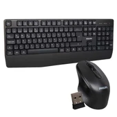 Philips SPT6348B USB Kablosuz Ofis Tipi Siyah Numpadli Türkçe Q Klavye Mouse Seti thumbnail 1