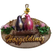 Kuş Tasarımlı Hoşgeldiniz Kapı Süsü thumbnail 1