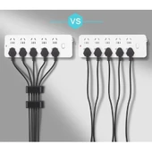 Yapışkanlı Kablo Düzenleyici Seti - 4