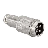 Mayk GX16-4 Pinli Metal Erkek Konnektör (M16 - 16mm) - 1