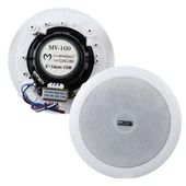 MagicVoice MV-160 16 CM 6" Tweeterli Beyaz Trafolu Alçıpan Tavan Hoparlör - 1