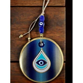 Puantiyeli Damla Desen Nazar Boncuklu Duvar Süsü Gözlü Duvar Dekoru - 4