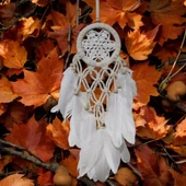 Yıldız Motifli Ekru Renk Düş Kapanı Hediyelik Duvar Süsü thumbnail 2