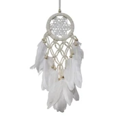 Yıldız Motifli Ekru Renk Düş Kapanı Hediyelik Duvar Süsü thumbnail 1