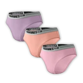 Yohannes Club, Kız Çocuk, Pamuklu Slip Külot, 3'lü Paket, 4'lü Paket Seçenekli, Çok Renkli thumbnail 1