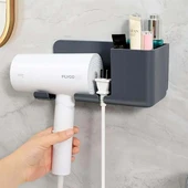 Sunup SN-27125 Banyo Rafı Sabunluk Diş Fırçası Saç Kurutma Makinesi thumbnail 3