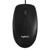 Logitech M100 1000DPI USB Kablolu Mouse Siyah 910-006652 thumbnail 1